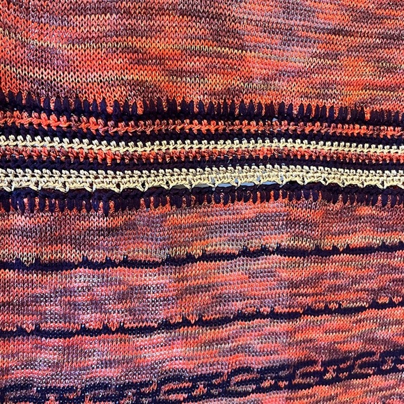 🥑Diane von Furstenberg Metallic Knit Cardigan sweater Multicolor small - Picture 7 of 9